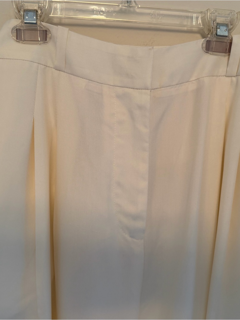 Zimmermann Wide-Leg Cream Satin Trousers - Picture 5 of 10